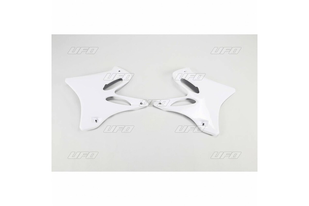Ouïes de radiateur UFO blanc Yamaha Ouïes de radiateur UFO blanc Yamaha