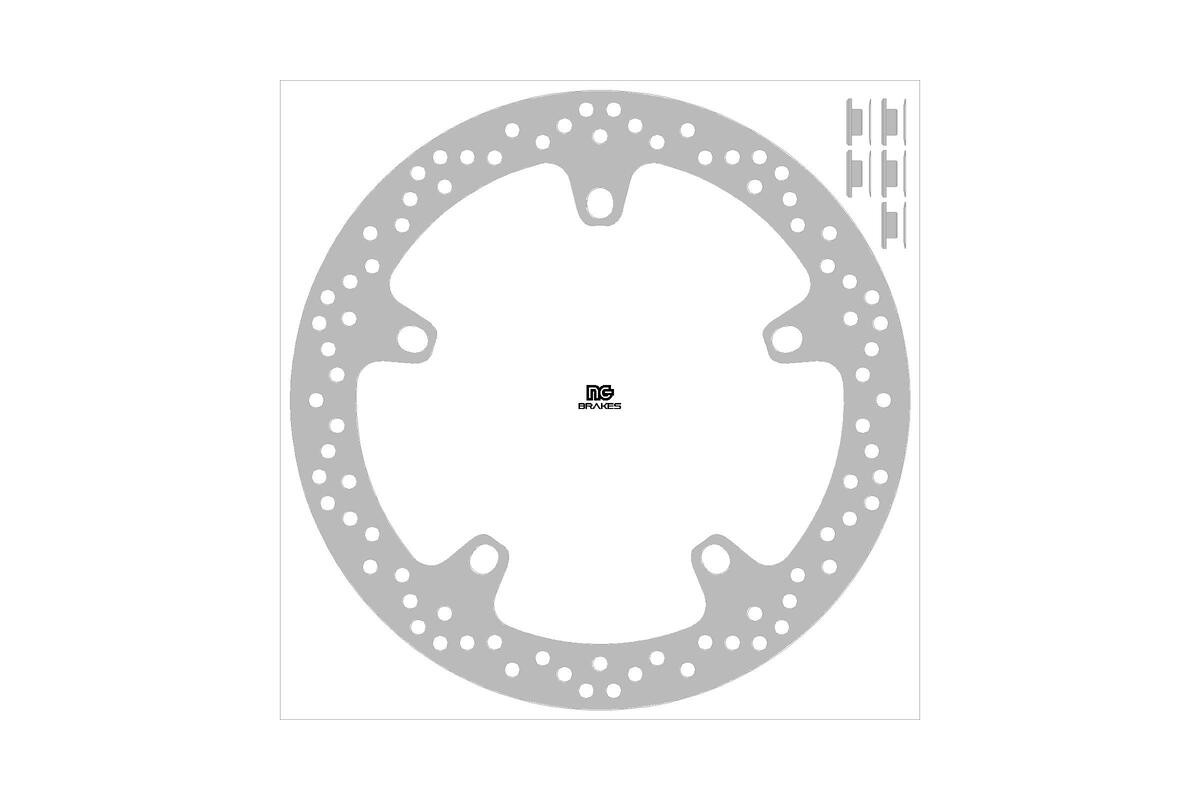 Disque de frein NG BRAKES rond fixe