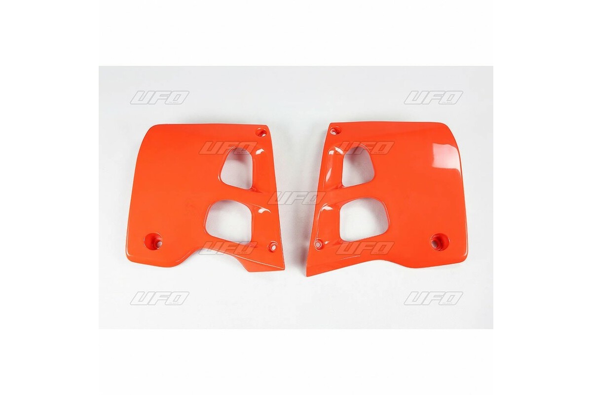 Ouïes de radiateur UFO orange Honda CR125R/250R Ouïes de radiateur UFO orange Honda CR125R/250R