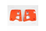 Ouïes de radiateur UFO orange Honda CR125R/250R