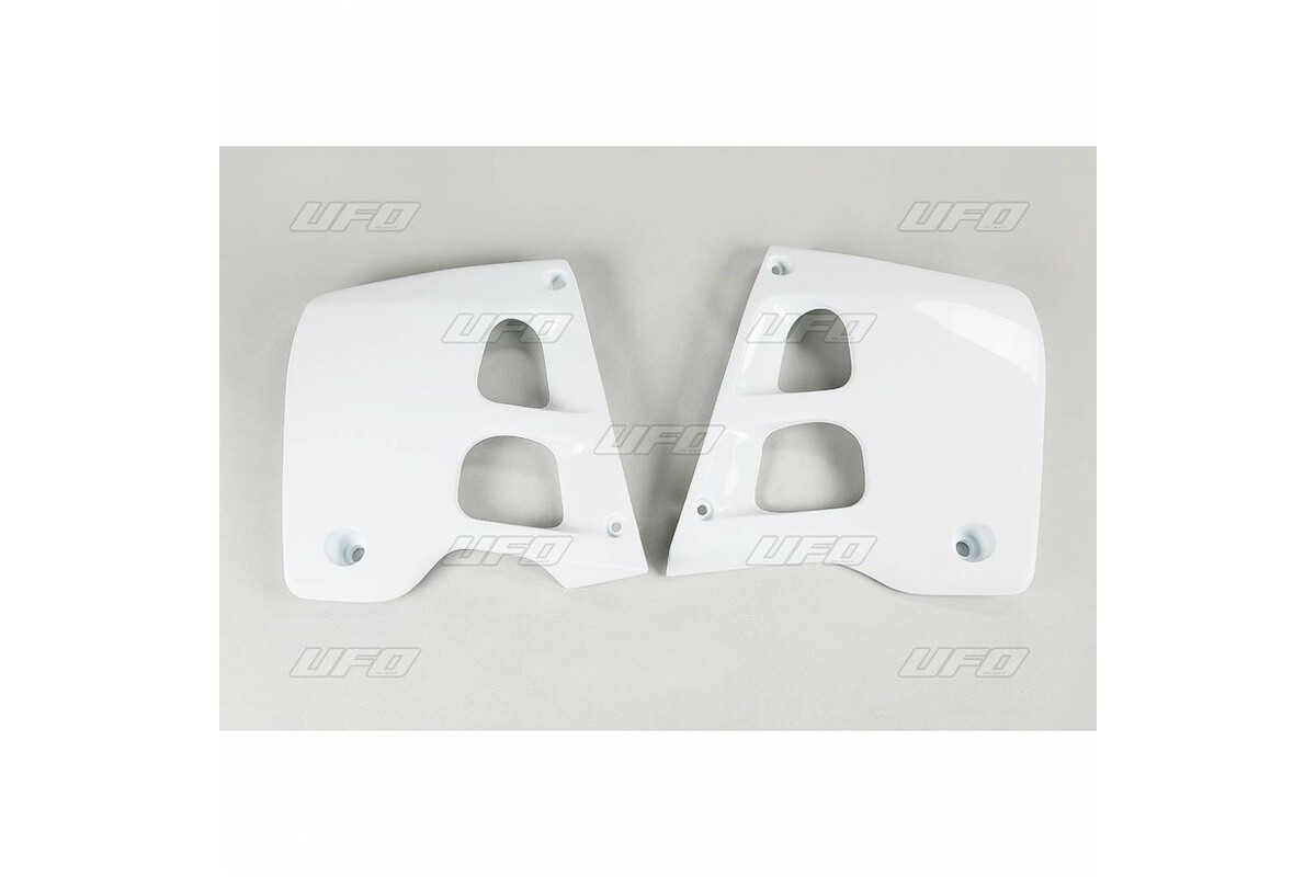 Ouïes de radiateur UFO blanc Honda CR125R/250R