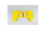 Ouïes de radiateur UFO jaune Suzuki RM125/250