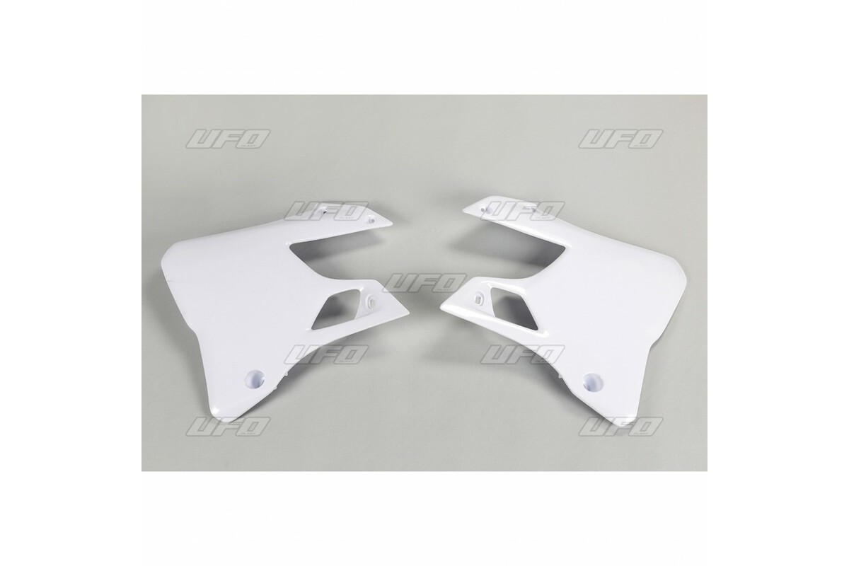 Ouïes de radiateur UFO blanc Yamaha Ouïes de radiateur UFO blanc Yamaha