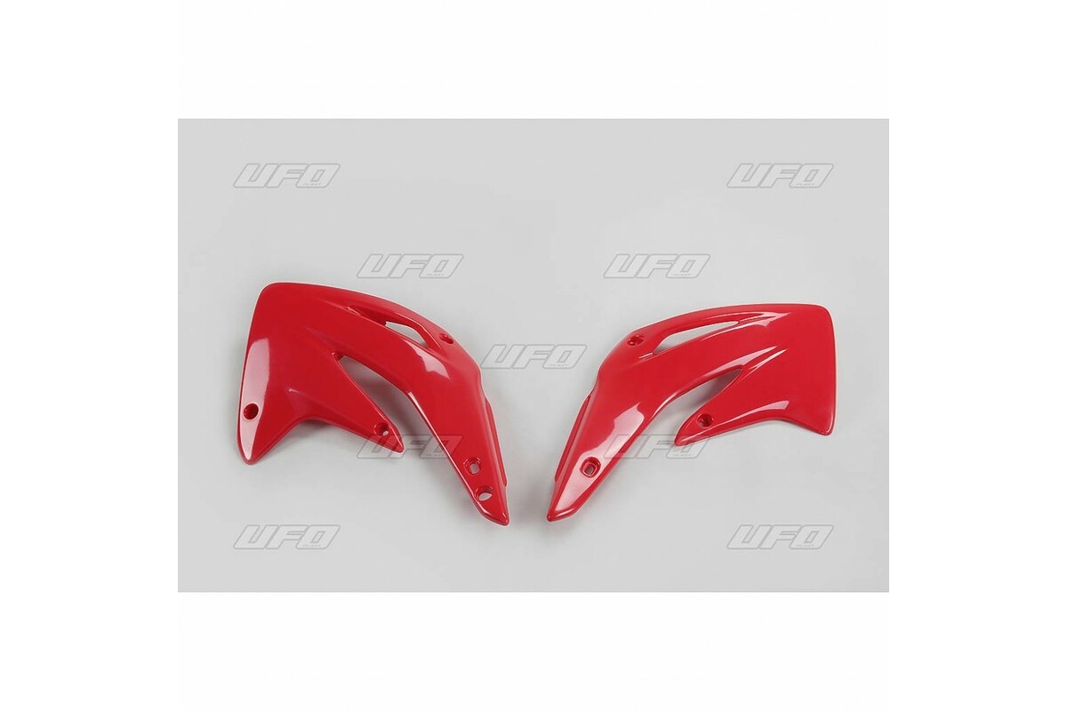 Ouïes de radiateur UFO rouge Honda CR85R/85RB