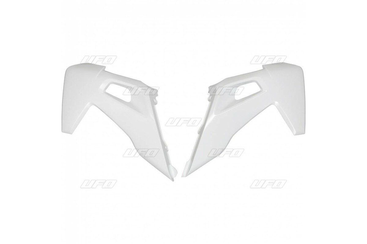 Ouies de radiateur UFO blanc Husqvarna FE/TE