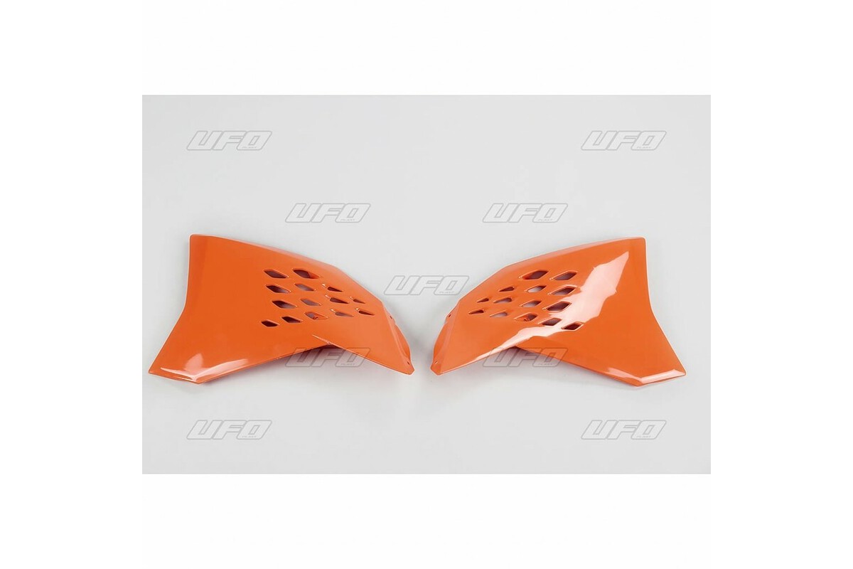 Ouïes de radiateur UFO orange KTM