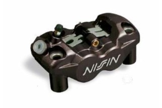 Etrier de frein 4 pistons radial avant gauche Noir Nissin