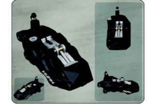 Etrier de frein 6 pistons avant droit noir Nissin