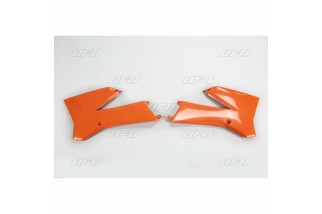 Ouïes de radiateur UFO orange KTM SX85