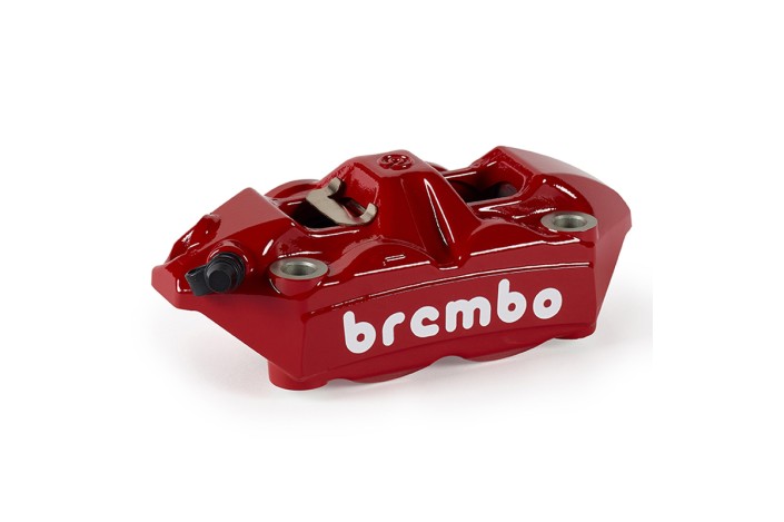 Étrier de frein avant droit BREMBO UPGRADE M4 ø34mm - rouge logo blanc