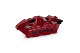 Étrier de frein avant droit BREMBO UPGRADE M4 ø34mm - rouge logo noir