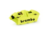 Étrier de frein avant gauche BREMBO UPGRADE M4 ø34mm - jaune fluo