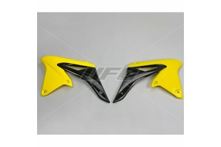 Ouïes de radiateur UFO jaune Suzuki RM-Z250