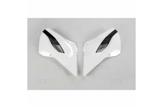 Ouïes de radiateur UFO couleur origine blanc/jaune Husqvarna