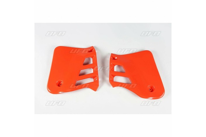 Ouïes de radiateur UFO orange Honda CR125R
