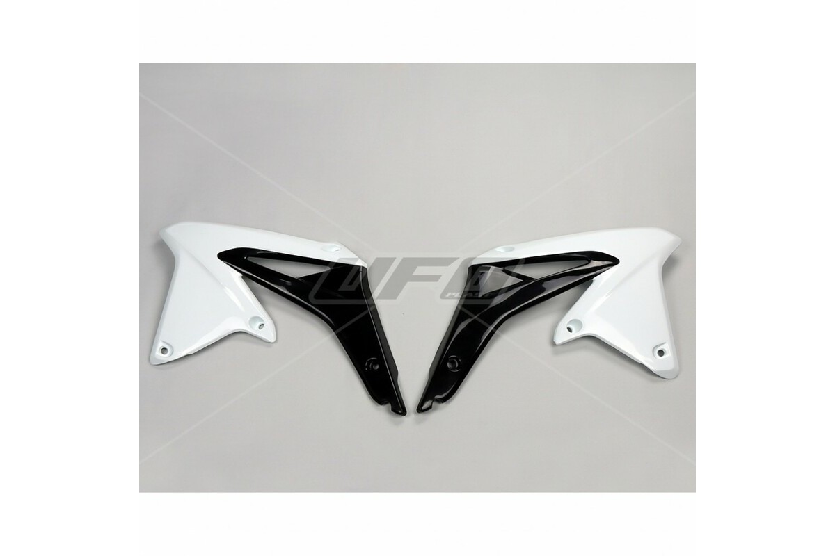 Ouïes de radiateur UFO blanc/noir Suzuki RM-Z450