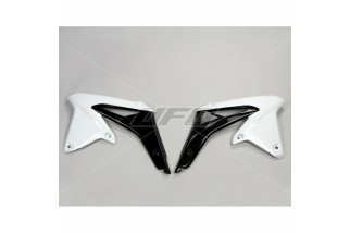 Ouïes de radiateur UFO blanc/noir Suzuki RM-Z450