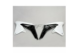 Ouïes de radiateur UFO blanc/noir Suzuki RM-Z450