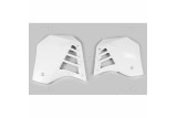 Ouïes de radiateur UFO blanc Yamaha YZ125