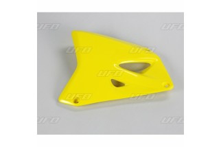 Ouïes de radiateur UFO jaune Suzuki RM85