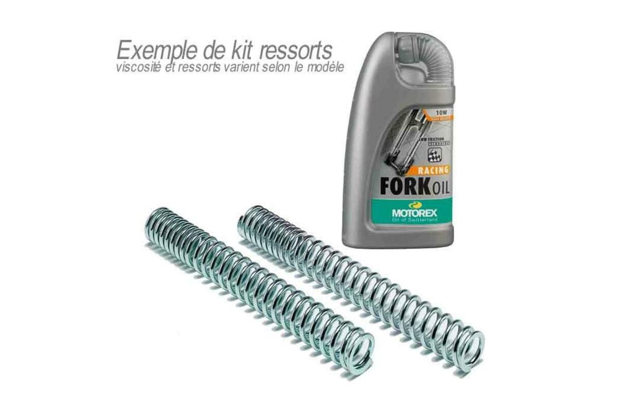 Kit ressort de fourche BITUBO tarage 0,8 avec huile de fourche MOTOREX Honda CB600F Hornet N, S