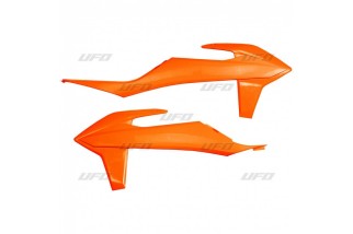 Ouïes de radiateur UFO orange KTM SX/SX-F