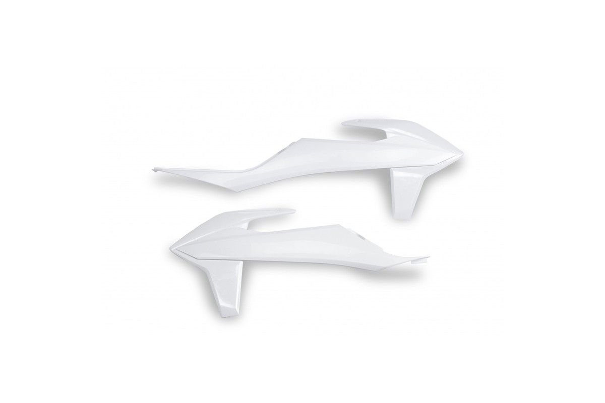 Ouies de radiateur UFO blanc KTM SX/SX-F