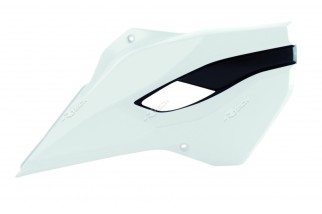 Ouïes de radiateur RACETECH blanc/noir Husqvarna FC/FE 250/350/450