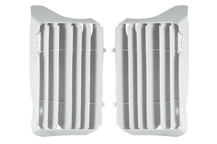 Ouïes de radiateur RACETECH blanc Honda CRF450R