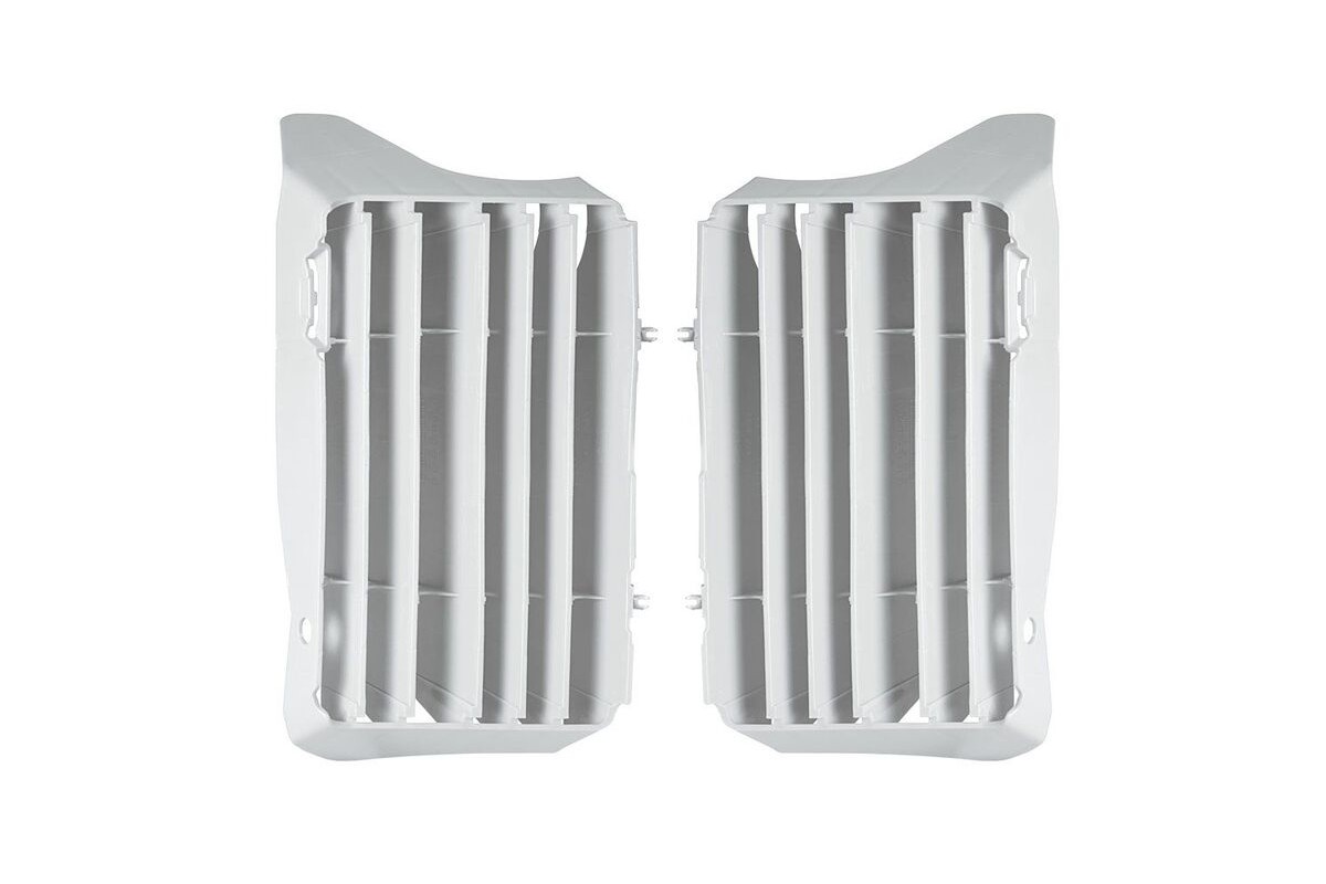 Ouïes de radiateur RACETECH blanc Honda CRF450R