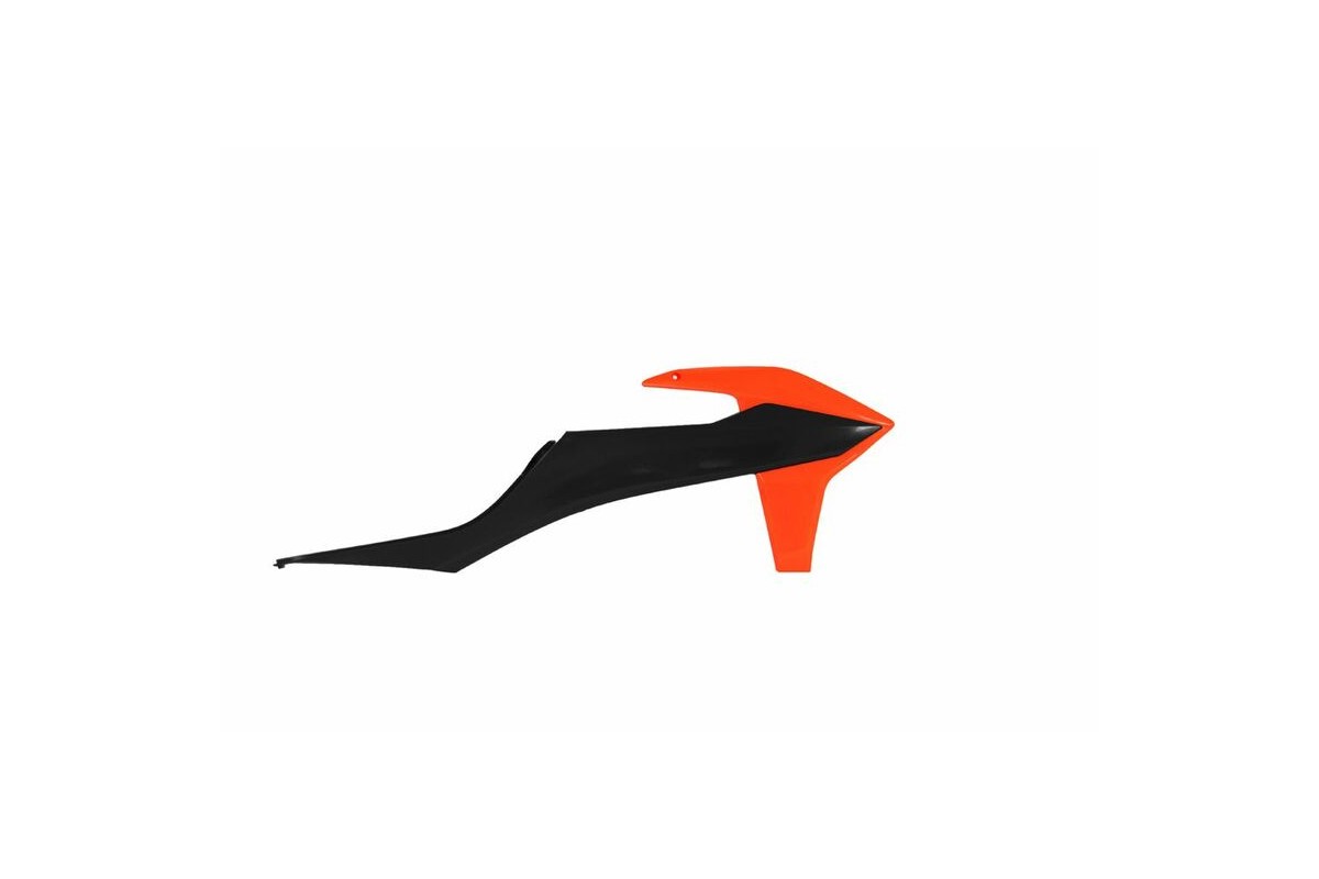 Ouïes de radiateur RACETECH noir/orange KTM