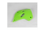 Ouïes de radiateur UFO vert Kawasaki KX80