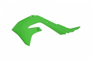 Ouïes de radiateur POLISPORT vert Kawasaki KX450