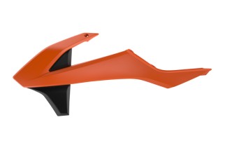 Ouïes de radiateur POLISPORT couleur origine 16 orange/noir KTM