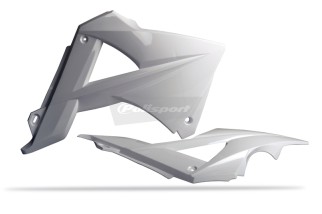 Ouïes de radiateur POLISPORT blanc Gas Gas