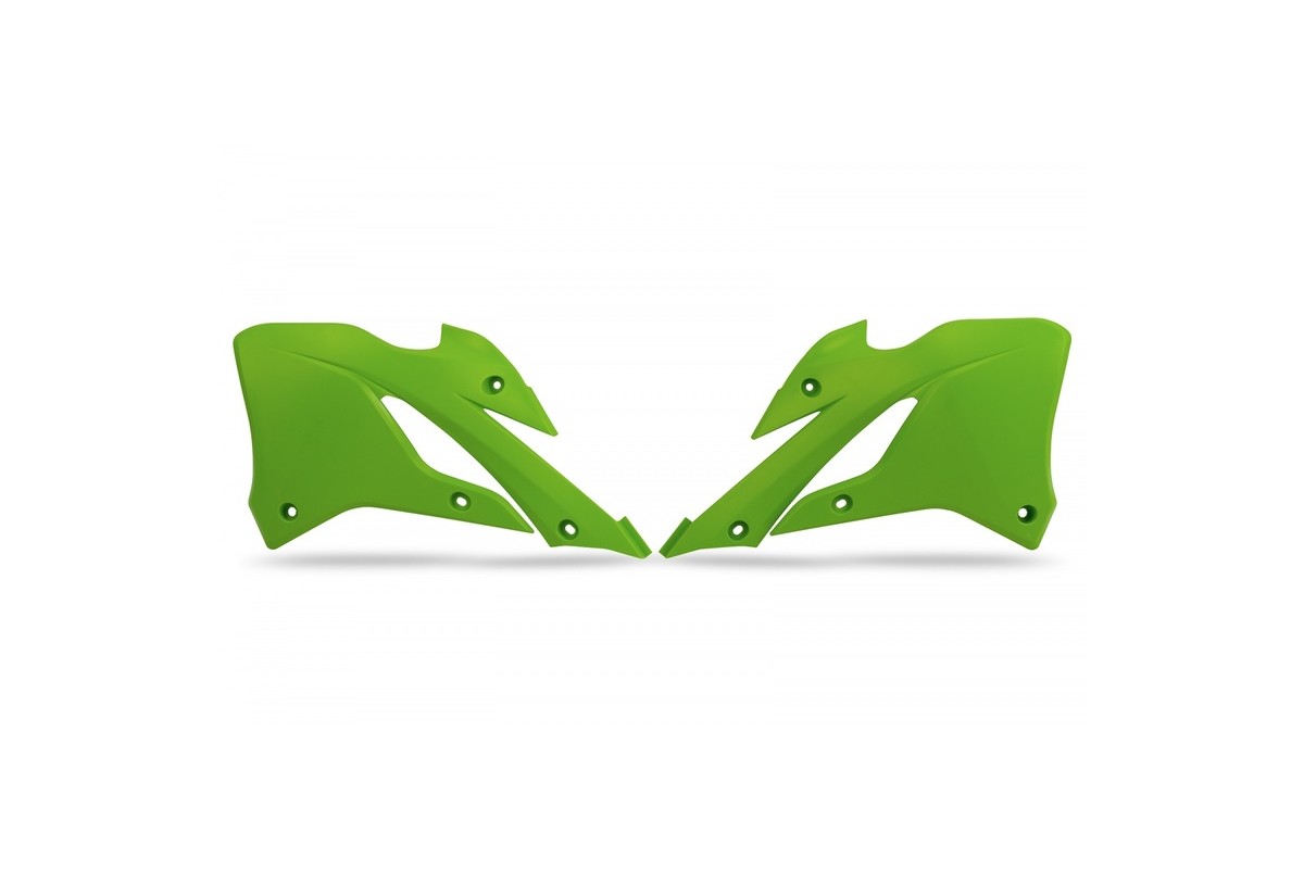 Ouïes de radiateur UFO - vert Kawasaki KX85