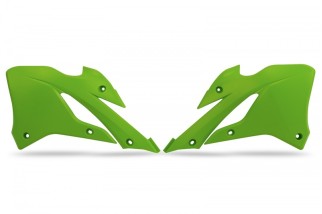 Ouïes de radiateur UFO - vert Kawasaki KX85