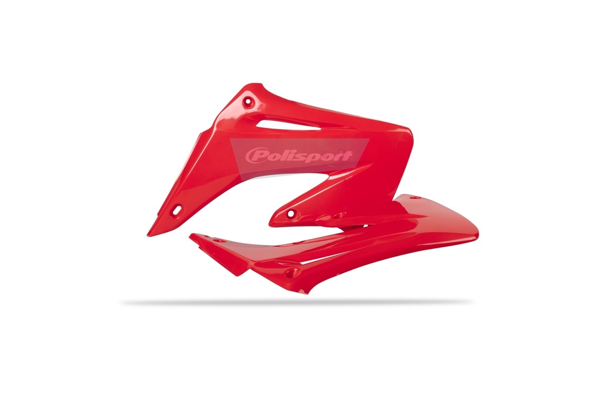 Ouïes de radiateur POLISPORT rouge Honda CRF250R/CRF450R
