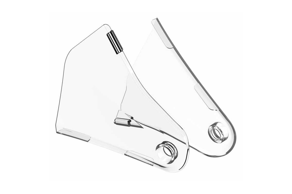 Protections de plaques latérales POLISPORT transparent KTM