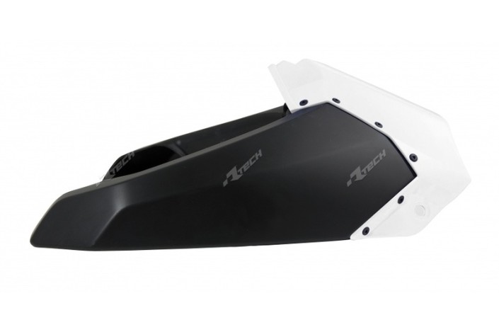 Ouïes de radiateur supérieures RACETECH blanches/noires Yamaha YZ250/450F