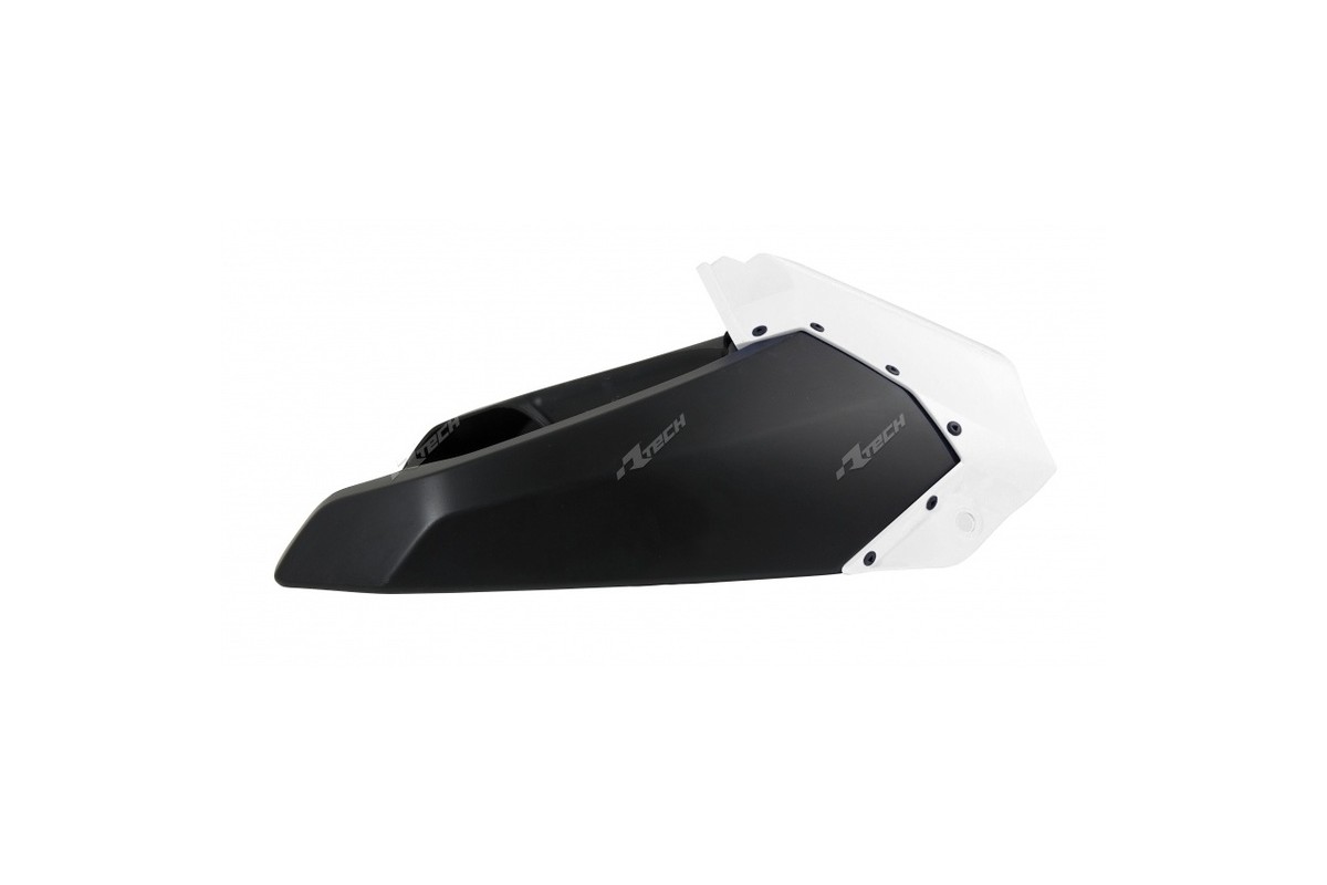 Ouïes de radiateur supérieures RACETECH blanches/noires Yamaha YZ250/450F
