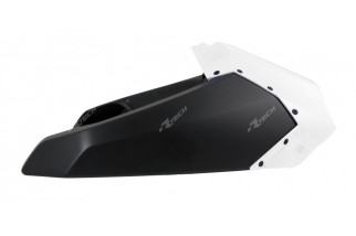 Ouïes de radiateur supérieures RACETECH blanches/noires Yamaha YZ250/450F