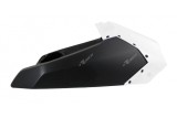 Ouïes de radiateur supérieures RACETECH blanches/noires Yamaha YZ250/450F