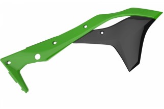 Ouïes de radiateur POLISPORT couleur origine 17 vert/noir Kawasaki KX250F