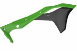 Ouïes de radiateur POLISPORT couleur origine 17 vert/noir Kawasaki KX250F