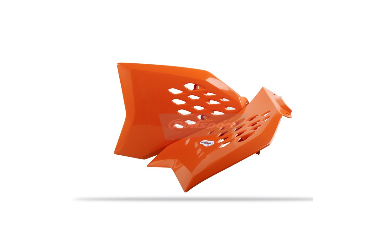 Ouïes de radiateur POLISPORT couleur origine 11-15 orange KTM SX65