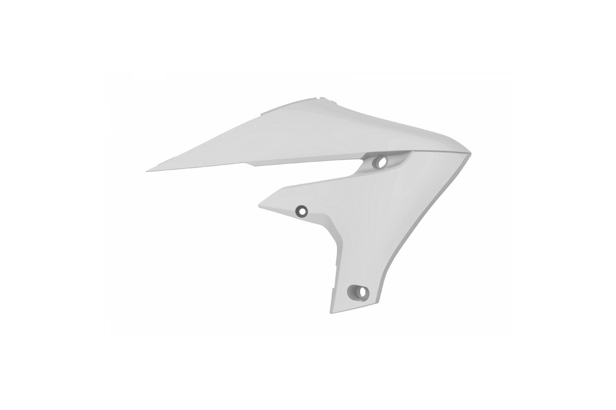 Ouïes de radiateur POLISPORT blanc Yamaha YZ450F