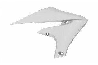 Ouïes de radiateur POLISPORT blanc Yamaha YZ450F