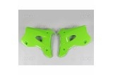 Ouïes de radiateur UFO vert Kawasaki KX125/250