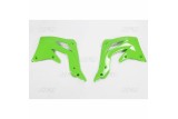 Ouïes de radiateur UFO vert Kawasaki KX450F
